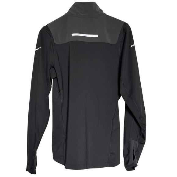 Nike Element Running Pullover Shirt Mens Small Quarter Zip Reflective Activewear - Picture 2 of 11